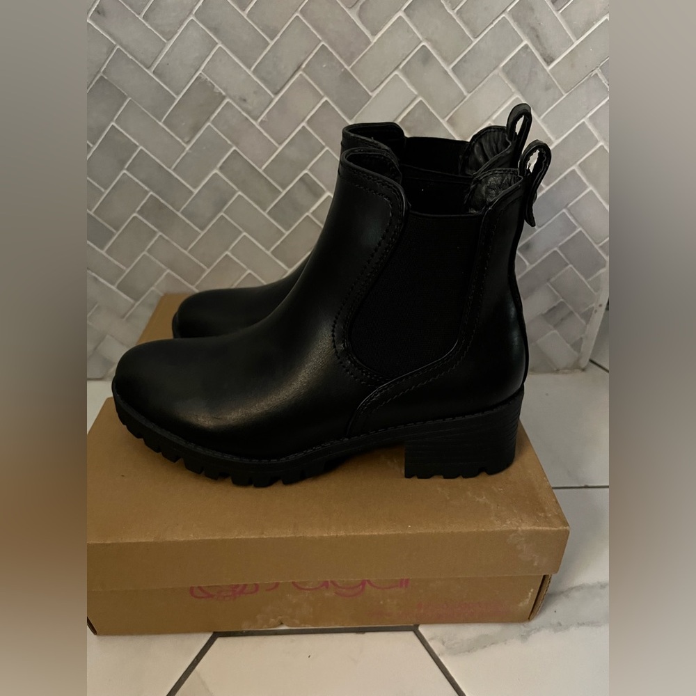Black Ankle Boots by Sugar